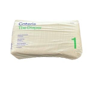 NEW🌟COTERIE THE DIAPER Superior Performance Ultra Soft Feel 33 Diapers size 1